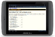eEx-Aufgabe auf Android-Tablet